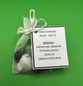Zodiac Crystal Packs: Virgo - Zodiac Crystal Pack with Header Card