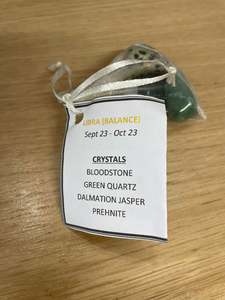 Zodiac Crystal Packs: Libra - Zodiac Crystal Pack with Header Card