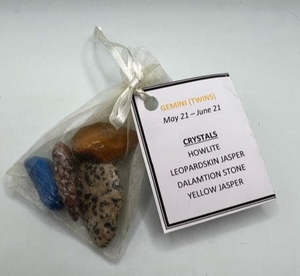 Gemini - Zodiac Crystal Pack with Header Card