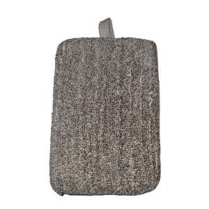 Bamboo & Linen Bath Sponge - Charcoal
