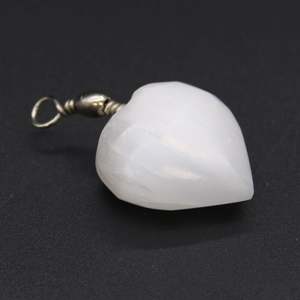 Selenite Pendants: Selenite Heart Pendant