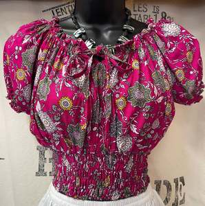 Tops: Top - Pink Pattern