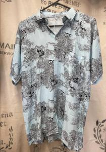 Men's Shirt - XL - Blue Print