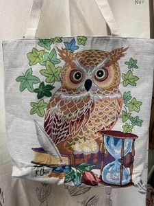 Large Colourful Shopper - Ivy Owl
