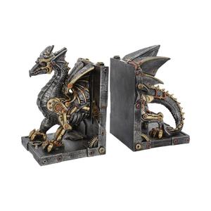 Steampunk: Dracus Machina Bookends 27cm