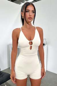 Playsuits 1: Saffron Playsuit - Cream