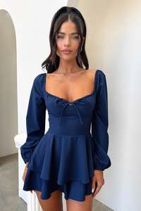 Playsuits 1: Mila Playsuit - Navy