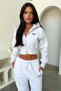 Kaztek Cropped Jacket - Grey