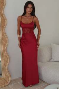 Latest: Azaria Maxi Dress - Red