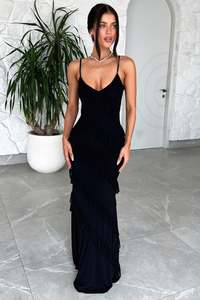Latest: Pippa Maxi Dress - Black