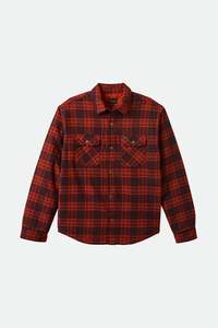 Shirts: Bowery Quilted Flannel - Red