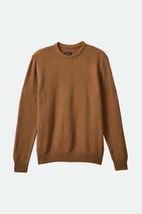 Sweatshirts: Jacques Waffle Knit Sweater - Mustard