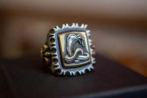 Cobra Mexican Biker Ring