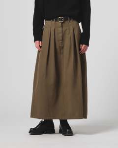 Bulb Skirt -Fossil Green Canvas