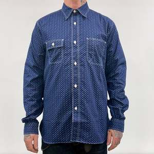 Sugarcane Jeans: Casino Stripe Long Sleeve Shirt