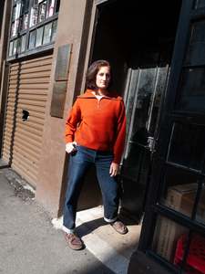 Products: Track Sweater - Burnt Orange