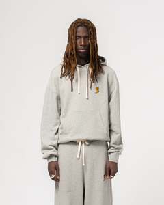 New: College Hoodie - Grey Marle
