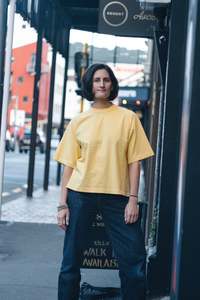 Mahuna SS Tee - Cornsilk