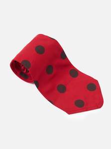 Products: Red/Black Bold Dot Tie