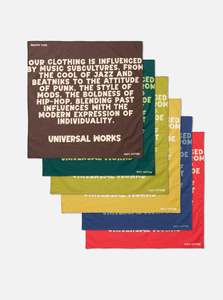 Universal Works: U.W Jazz Beatnicks Print Neckerchief