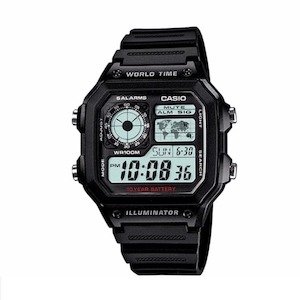 Casio For Men: Casio World Time AE1200WH-1AV
