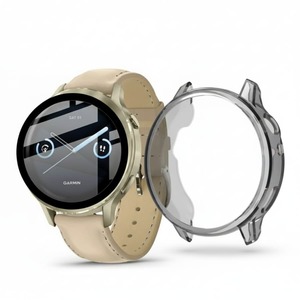 Garmin All: Garmin Venu 4 41mm - Protective Case (Transparent Black)