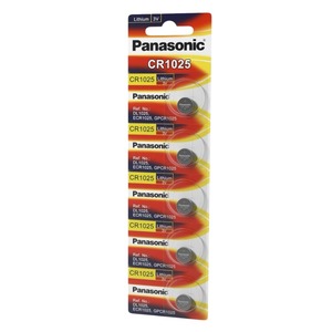 Panasonic CR1025 Watch Batteries (5 Pack)
