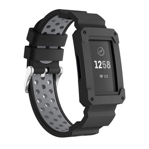 Blueshift: Fitbit Charge 3 Strap Rugged Case (Black/Grey)