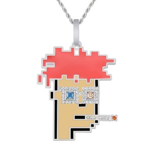Recommended Seguno: Big Daddy Iced Out Cryptopunk NFT Pendant #5 - Limited edition