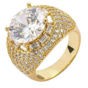 Recommended Seguno: Big Daddy Iced Out Cluster Gold Ring
