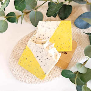 Citrus & Poppy Soap | Natural Exfoliating Soap | For Sensitive Skin