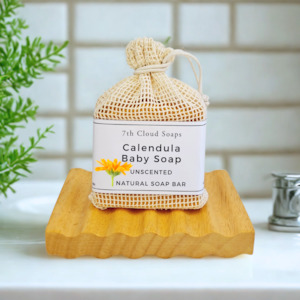 Specialty Soaps: Calendula Baby Soap | Unscented Natural Soap | For Eczema & Sensitive Skin