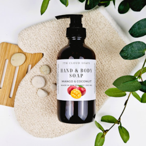 Liquid Hand & Body Soap - Mango & Coconut