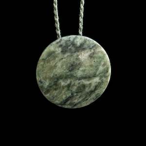 Pendants: Jade Disc by Tim Steel