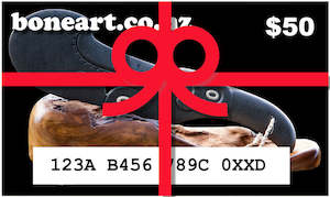 Bill Goodwin Jade: BoneArt E-Gift Cards  $25 to $500