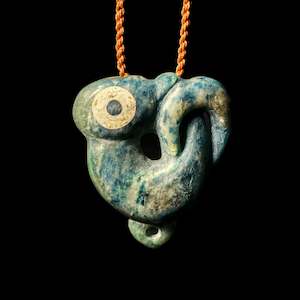 Jeromy Van Riel Jade: Aotea Manaia form pendant  - SOLD