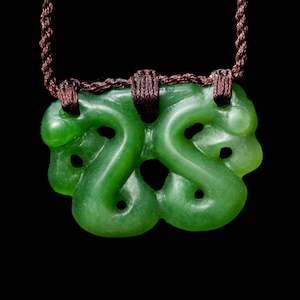 Pounamu Double Manaia