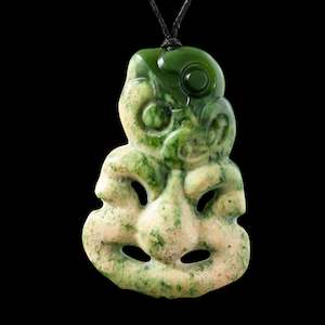 Alan Brown Jade: Marsden Flower Jade Tiki by Al Brown