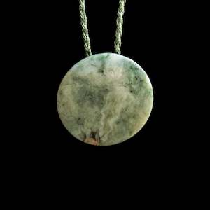 Tim Steel: Jade Disc hand-carved in New Zealand by Tim Steel