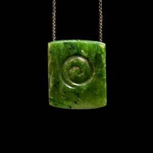 Toki Adze: Jade Toki Pendant by Nick Balme