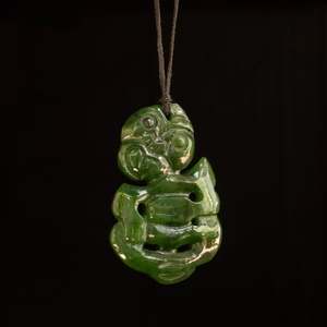 Jade Hei Tiki: Jade Hei Tiki, hand-crafted pendant
