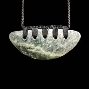 Hand carved Jade Breast Plate by Alex Sands