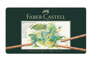 Products: Faber-Castell - Pitt Pastel Pencil - Tin of 60 - the-marketplace.co.nz