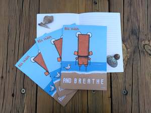 Merchandise: And Breathe - A5 Notebook