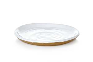 Products: Earth 18cm Side Plate - Alabaster (4 pack)
