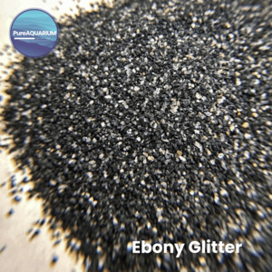 Substrate: PureAquarium Natural Sand - Ebony Glitter