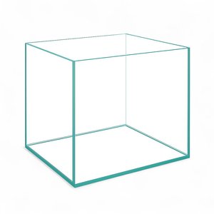 Aquascaping Essentials Ultra Clear Rimless Cube Aquarium – 64L (40x40x40cm, 6mm Glass)