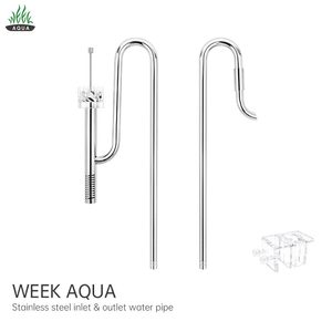 Skimmers Aquarium Accessories: Week Aqua Metallic Lily Pipe & Skimmer Adjustable Outlet
