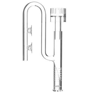 Skimmers Aquarium Accessories: Aquarium Glass External Filter Inlet Pipe with Integrated Surface Skimmer