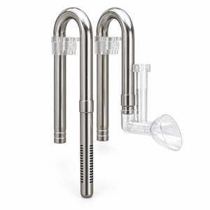 Freshwater Aquarium Equipment: Aquapro Stainless Steel Lily Pipe Set with Surface Skimmer